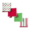 Mud Pie Christmas Waffle Towel Set, Dot