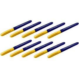 Genie 10 x Quicktester Banknote Detector Pen (Uncomplicated Protection Against Counterfeit Currency)