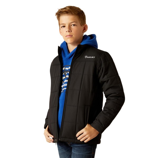 Ariat Boys Crius Insulated Jacket, Black, X-Small