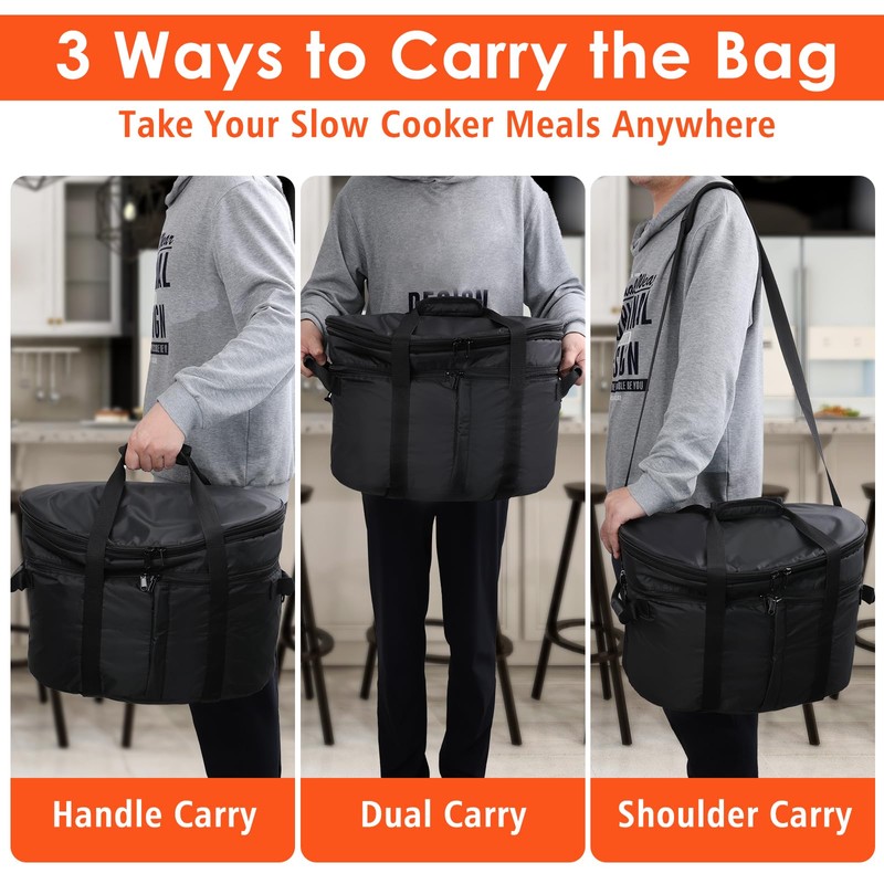 Carry Bag for Ninja Crock Pot Slow Cooker, Portable Travel