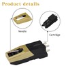 Record Player Needle, Upgraded Record Player Cartridge with Diamond Stylus