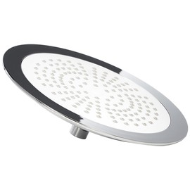 Cornat TECBW3403 Style Shower Head 238 mm Head Diameter 1 Jet Type with Ball Joint and Anti-Limescale Nozzles Chrome-Plated / Shower Head / Rain Shower / Built-in Shower Head / Shower Head