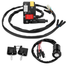 M MATI Handlebar & Key Switch for Honda FourTrax 300 2x4/4x4 TRX300/TRX300FW 1996-2000 35200-HM5-850 35100-HM5-671 35020-HM5-A10