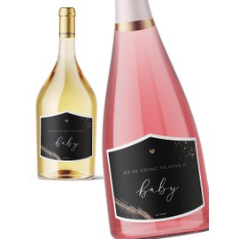 Joli Coon Pregnancy announcement ideas - We are having a Baby - Baby announcement bottle label