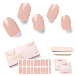 NAILOG Tiras De Gel Semicurado Para Uñas (20 Pegatinas/Envolturas Extra Largas) | Compre 2 Lámparas Get 1 Uv | Acabado En Gel Suave Brillante Y De Lar