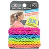 scunci Everyday & Active Strand Elastics, Assorted Colors 6 ea