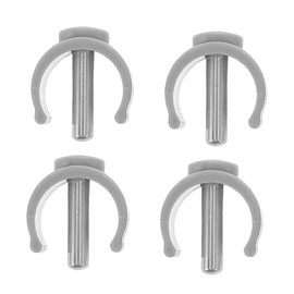 NOLITOY 4 Pcs Universal Canes C-Shape Latch Clamp Folding Walking Sticks Replacement Buckle Latch Clamps Hand Grips Cane Handle Clips for Walker and Crutch