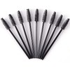 Kittro 100pcs Disposable Eyelash Brushes Eyebrow Brushes Screw Brushes Eye