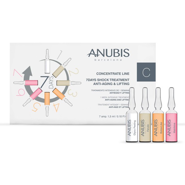 Anubis Barcelona 7 Days Shock Treatment for Home Use - Anti-Aging & Lifting (7amp. x 15ml)