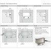 5 Pairs of Cabinet Hangers / Load Capacity 200 kg