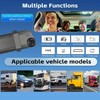 PODOFO Dual Dash Cam with 4.5" 1080P IPS - Night