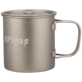 EPIgas T-8117 Single Titanium Mug and Cover Set, 16.9 fl oz (500 ml)