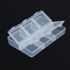 HomeSoGood 4 Pack Clear Weekly Pill Case Storage Box Transparent