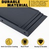 Powrocket 4 Pack Aluminum Gutter Valley Splash Guard,Keep Water from