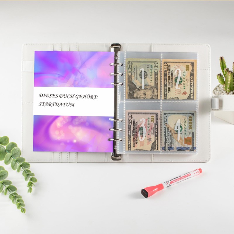 Budget Planner German A5 Budget Planner Money Organiser Ring Binder
