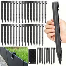 20 Pack Tents Stakes, Garden Stakes, Landscape Edging Stakes