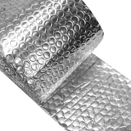 VIVOSUN Insulated Spiral Pipe Wrap Insulation Bubble Film 6-Inch by 25-Feet, 2 Pack