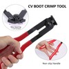 2Pcs CV Boot Clamp Plier with 20PCS 304 Stainless Steel