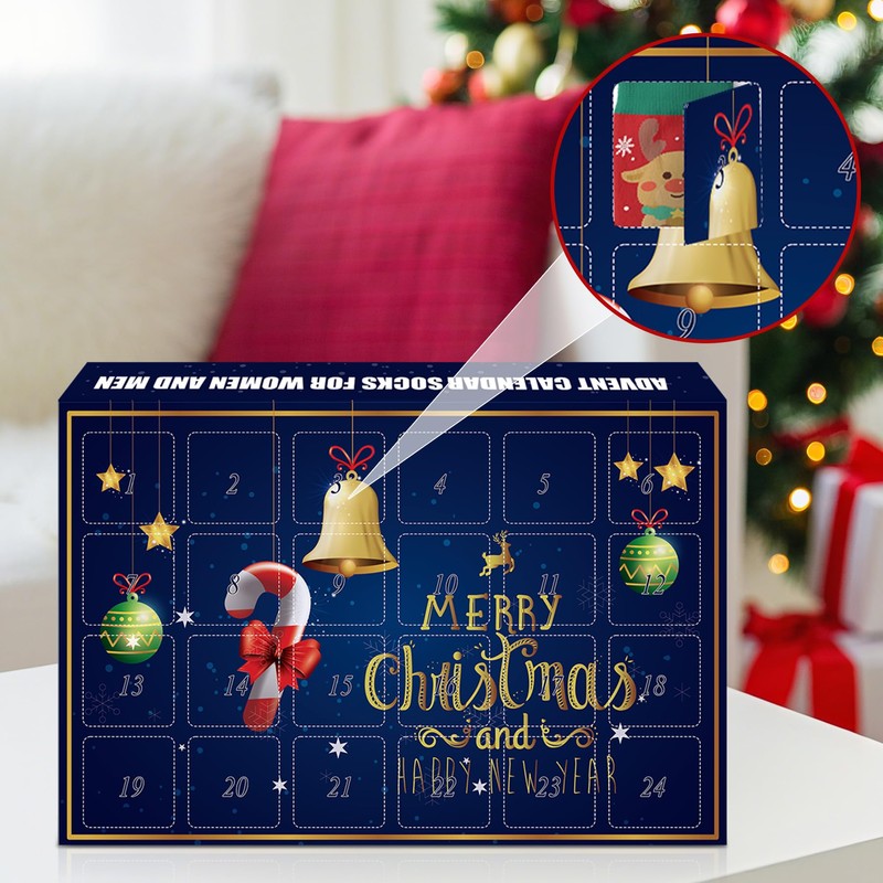 2025 Women's Advent Calendar Socks