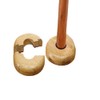 Be-Creative Oak Colour Wooden Radiator Pipe Collars 15mm Easy Split