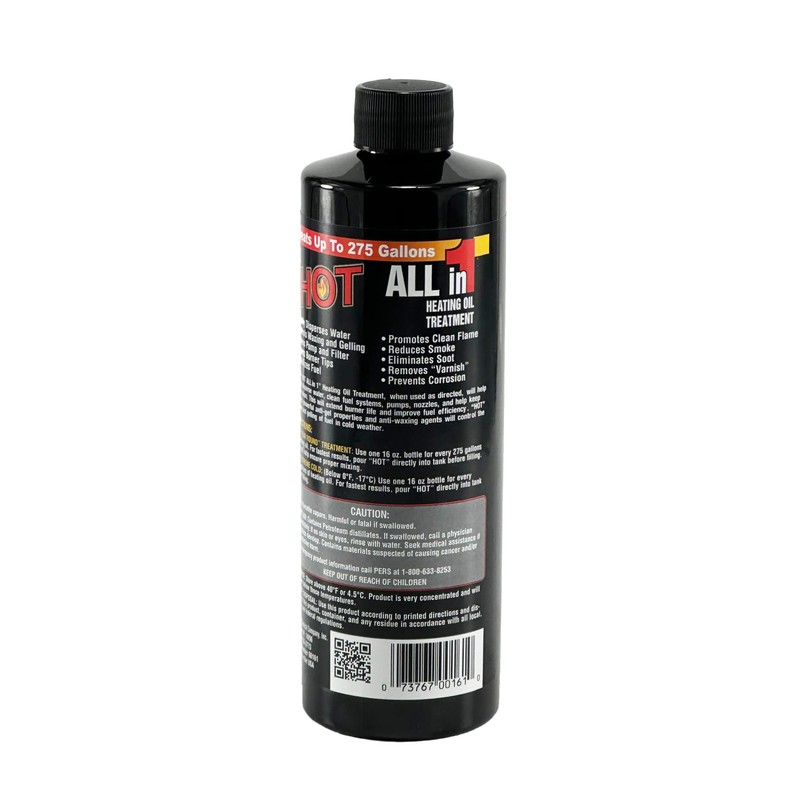 FPPF 00161 Hot All-in-1 Heating Oil Treatment, 16oz Bottle –