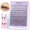 Natural Lash Clusters Kit Wispy Lash Extension Kit Waterproof Lash