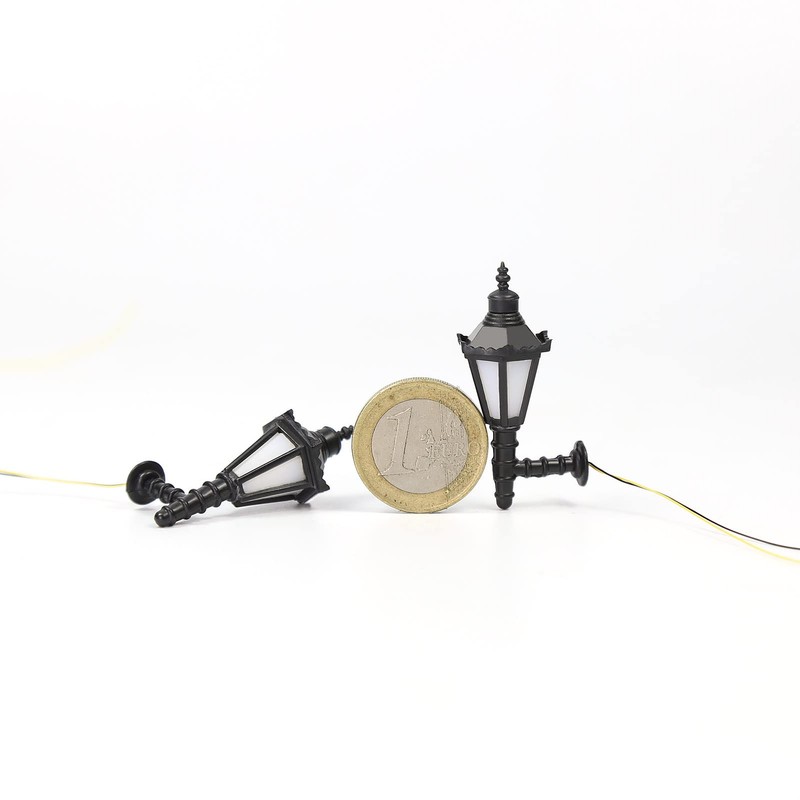 Evemodel LBD01 5pcs Model Railway 1:25 Outdoor Lamp Lattern Wall