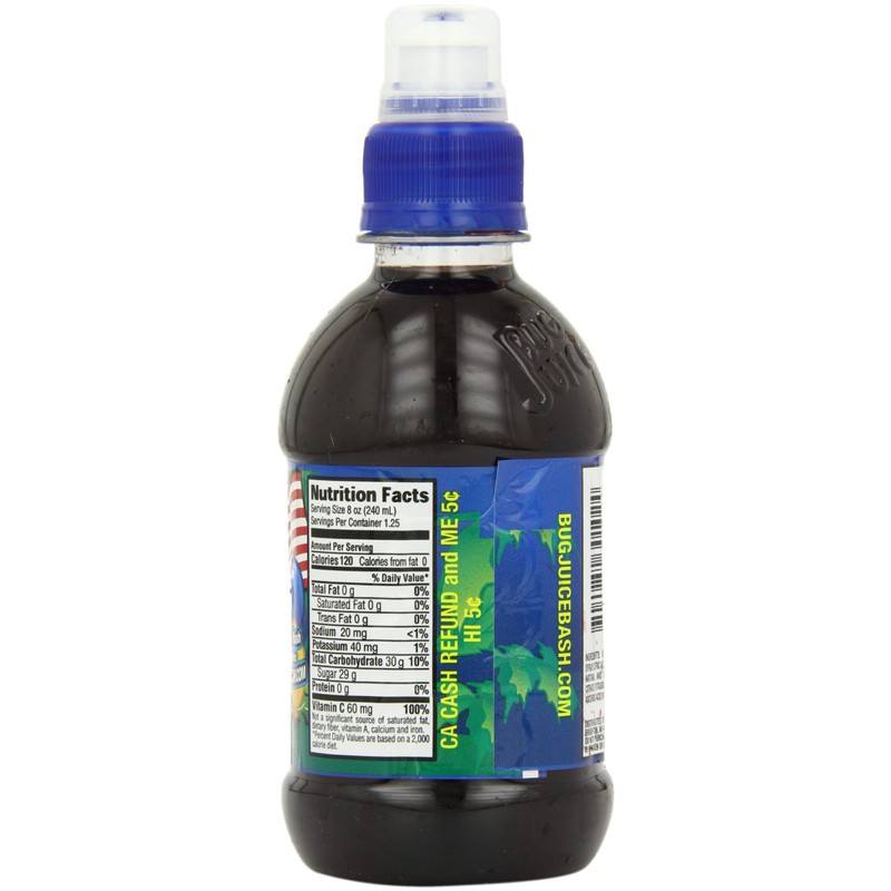 Bug Juice Grapey grape, 10 Fl Oz (Pack of 24)