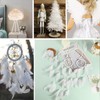 Siliget 150 Pcs White Feathers for Crafts, 5-8cm Feathers Bulk,