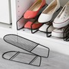 CiBiZi Shoe Slots Organizer Mental Shoe Stacker Iron Shoe Rack