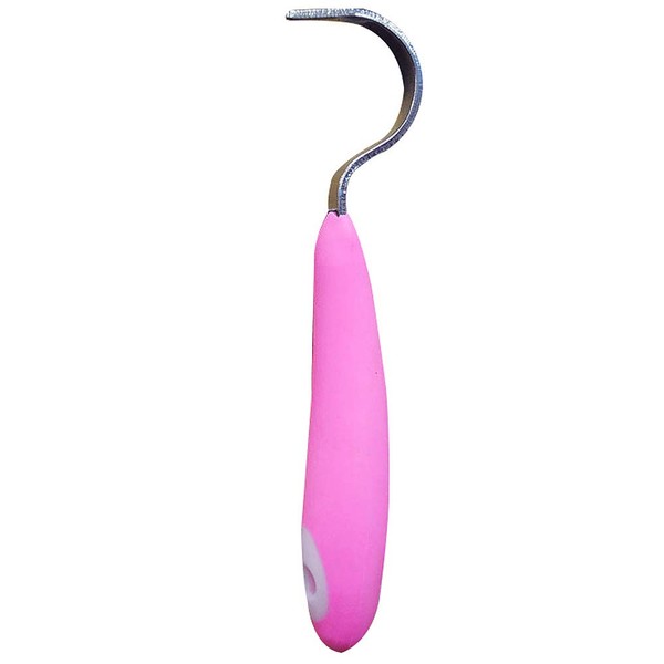 HILASON Rose Pink Western Tack Horse Soft Touch Hoof Pick