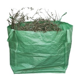 Garden Waste Bags Heavy Duty Bin Liners Gardening Bag Shower proof Reusable Ideal For Collecting Collecting Rubbish Grass Weeds Shrub Clippings In Size 1PCS (green 48x41x48cm)