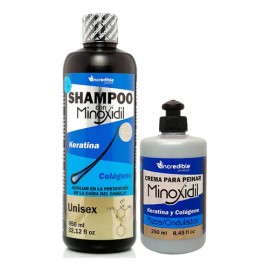 Kit Shampoo Incredible + Crema Peinar Anti Caida Sin Sal
