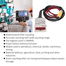 Contador electrónico 6 dígitos Contador de Pantalla Digital de Inducción Automático BEM-6H-30E4-CT Sensor Industrial para Sistemas de Control de Automatización Industrial