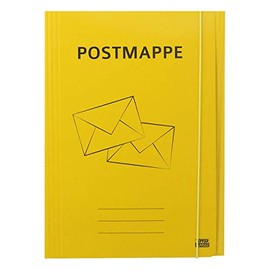 TIPTOP OFFICE Strong 3-wing folder "Postfolder" A4, yellow, 25.5 x 0.5 x 35 cm, 408228