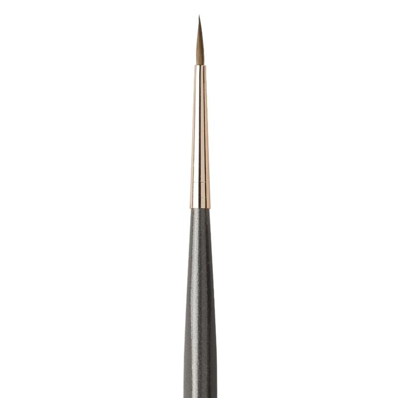 da Vinci, MINIATURE MAESTRO Short Handle, Detail Brush, Kolinsky Red