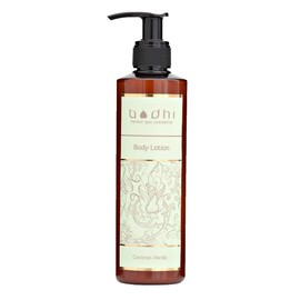 BODHI® Body Lotion Coconut and Vanilla 250 ml Moisturiser for Dry Skin, After-Sun Care, Organic Quality, 98% Natural