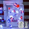Independence Day Light String Wireless Remote Control IP44 Waterproof Timing