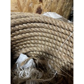 Unbranded 10’ Vintage Barn Rope 1” Diameter Nautical Decor Farm House Pulley Bucket Hay