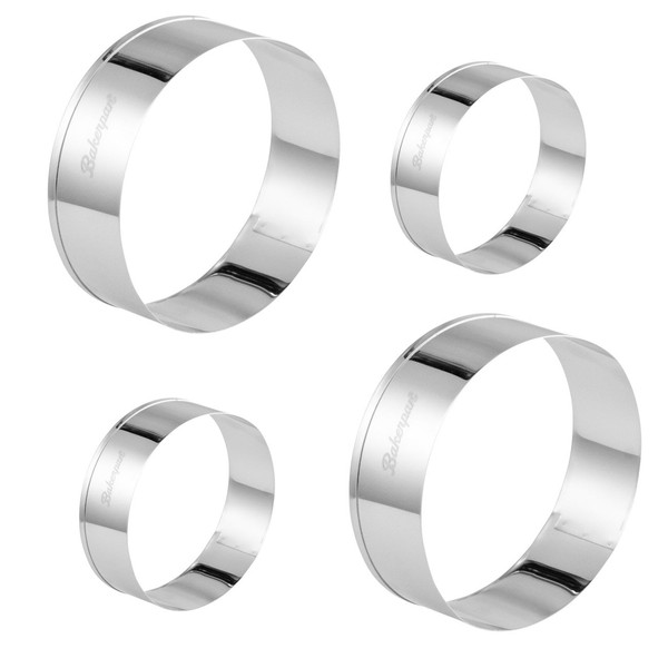 Bakerpan Stainless Steel Cookie Cutter Round Biscuit (2 Inch &