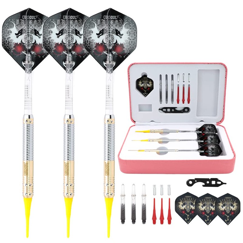 CUESOUL Dragon Deluxe Soft Tip Dart Set, 16g (B1107)