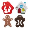 DECORA 0255094 Gingerbread Man & House Plastic Cutters 2-Piece