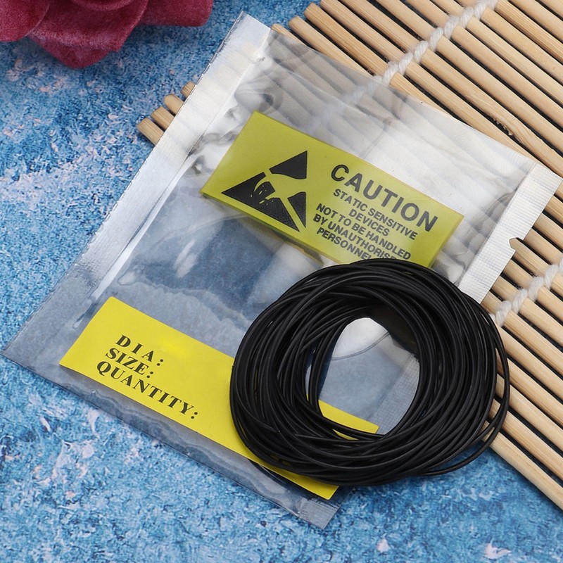 500pcs 0.9mm O Ring Rubber Seal Watch Back Cover Seal