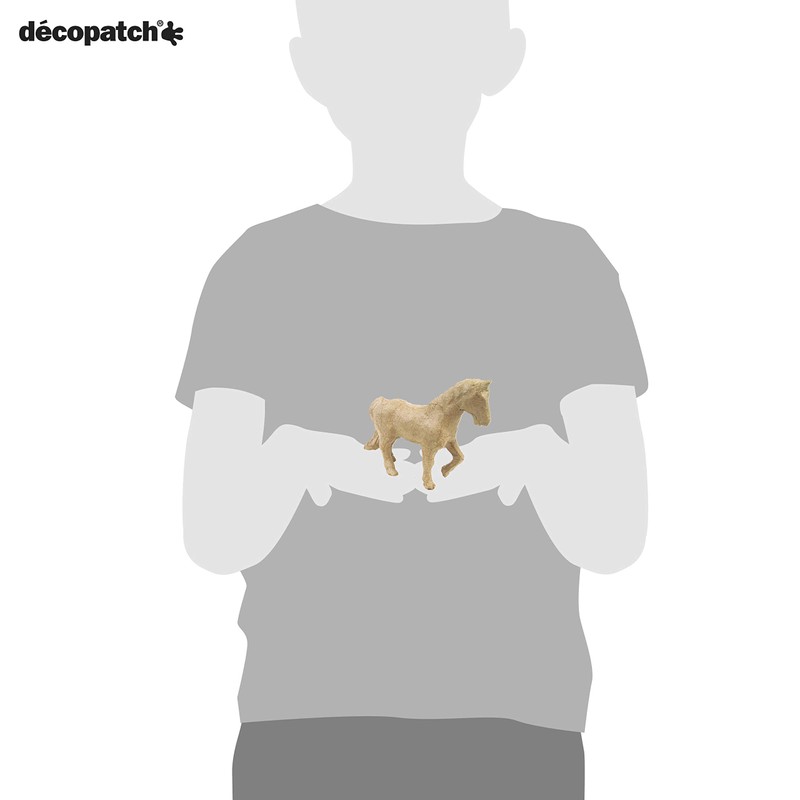 Décopatch - Ref AP108O - Small Horse - Papier Maché