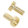 4pcs Battery Heatsink Plug Grips with 4mm Brass Bullets for