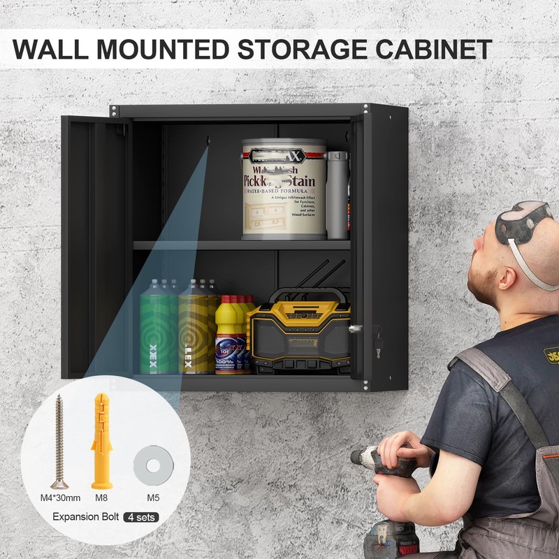 Steel Wall Cabinet, Metal Locking Wall Cabinet, Wall Hanging Metal