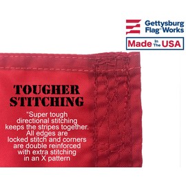 Gettysburg Flag Works 3x5' Battle Tough US Flag, All-Weather Nylon, Made in USA