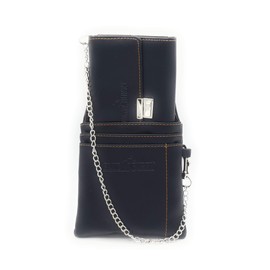 Blue Burry Unisex Waiter's Wallet with Chain and Holster Waiter's Bag Waiter's Wallet Taxi Wallet Women Men (Black), black, money belt