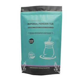 IMPERIAL PERSIAN TEA, 100% Natural, Turkish Black Tea, Aromatic, Relaxing, Refreshing, Health Benefits, Resealable Pack (25 Teabags)