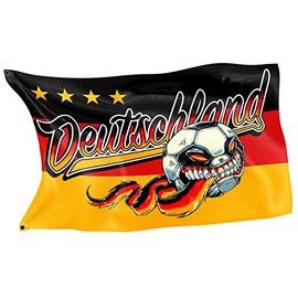 RAHMENLOS Original Design Flag for Football Fan: Germany Flag
